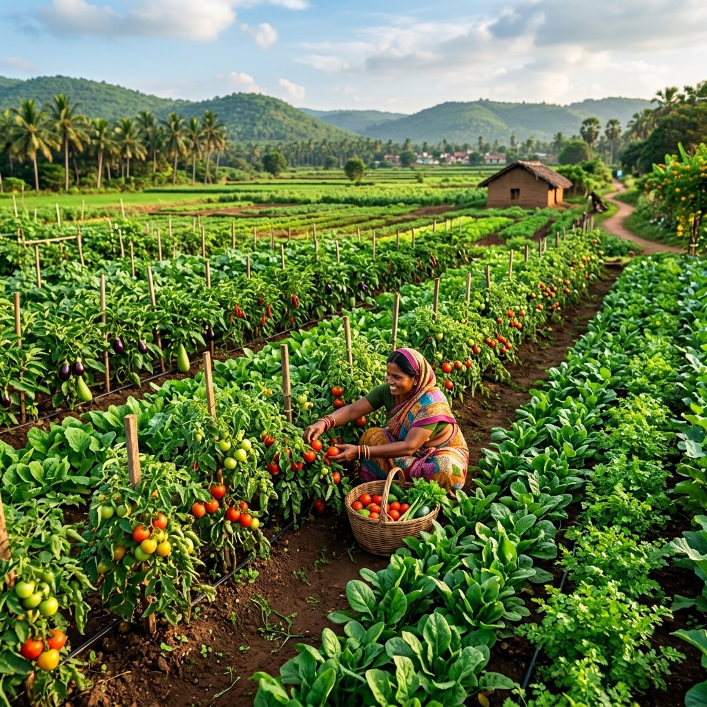 Organic Vegetable Farming & Harvest Workshop